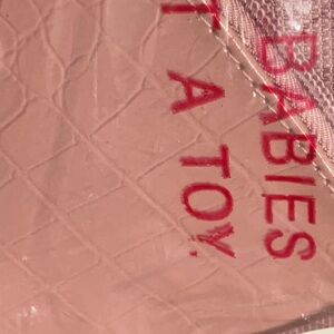 Beautiful brand new vegan blush pink tote over $395 retail/W pouch attached